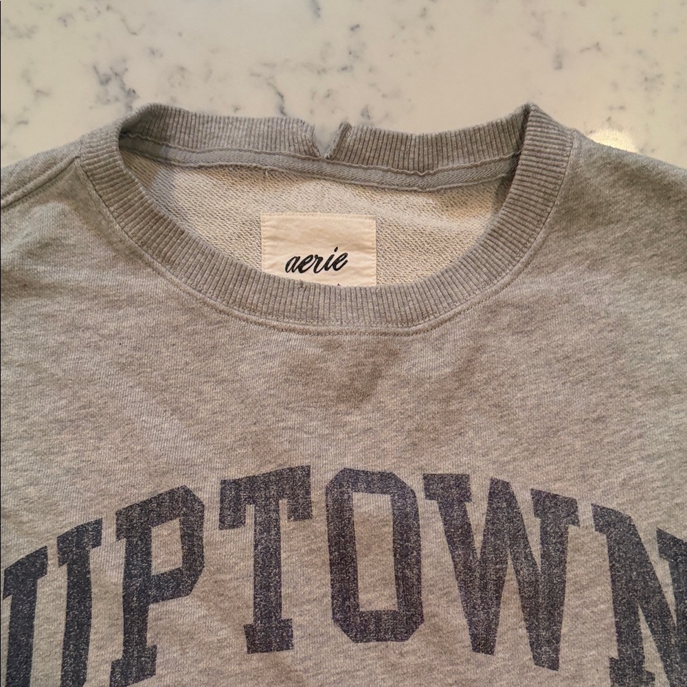 Aerie “Uptown Safari” Distressed Sweatshirt – XXL - Picture 3 of 6